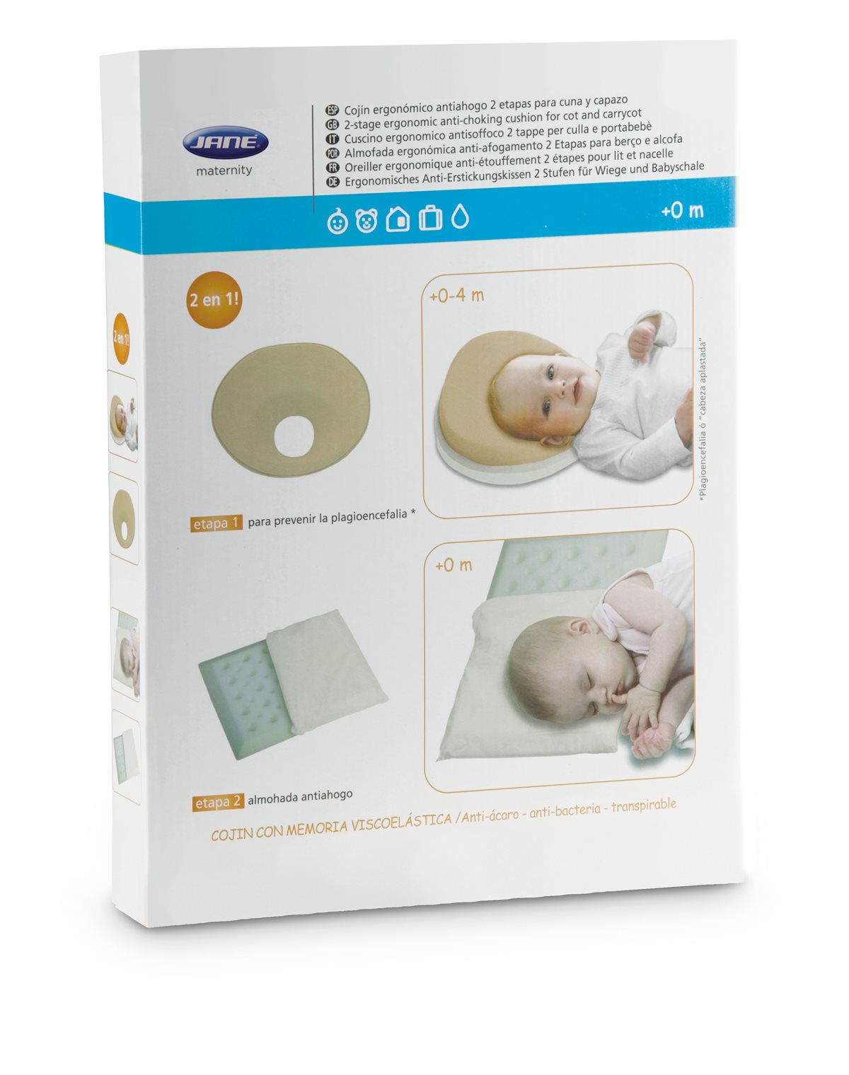 Jane 2 Stage Plagiocephaly prevention pillow