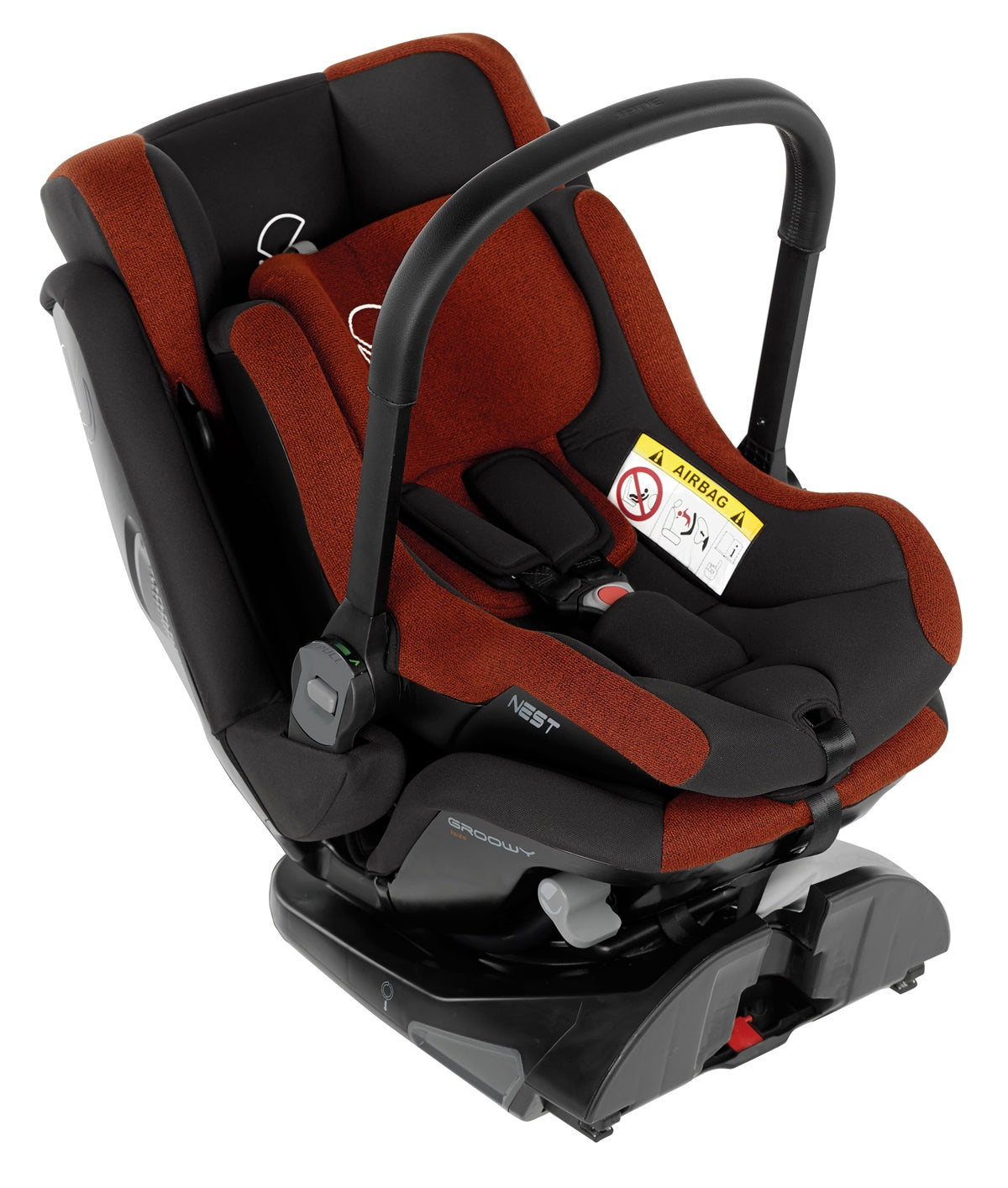 Jane Groowy + Nest i-Size Car Seat 40-150cm, 0-12 Years ERF