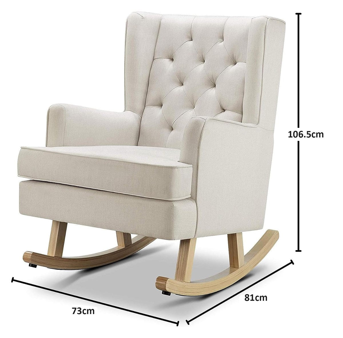 Johnston's Soothe Easy Nursery Chair & Rocker – 2-in-1 Nursing & Feeding Chair