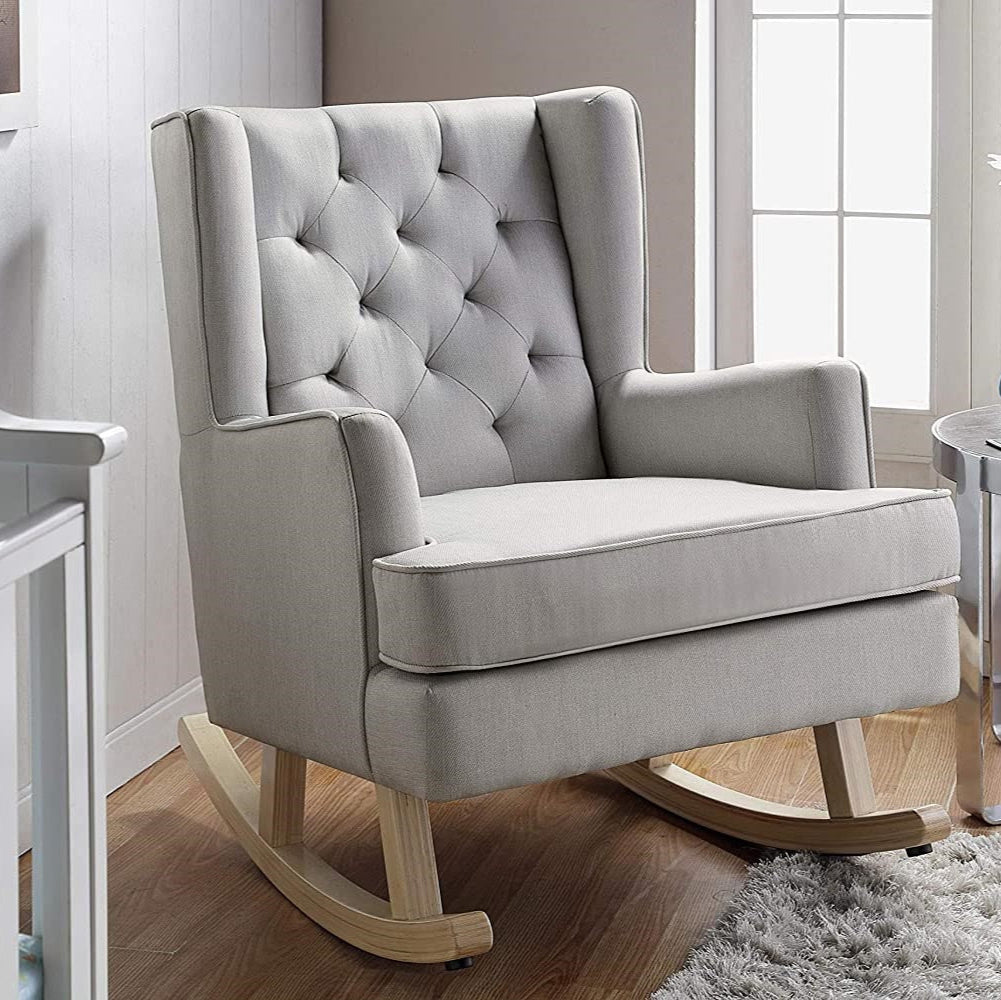 Johnston's Soothe Easy Nursery Chair & Rocker – 2-in-1 Nursing & Feeding Chair