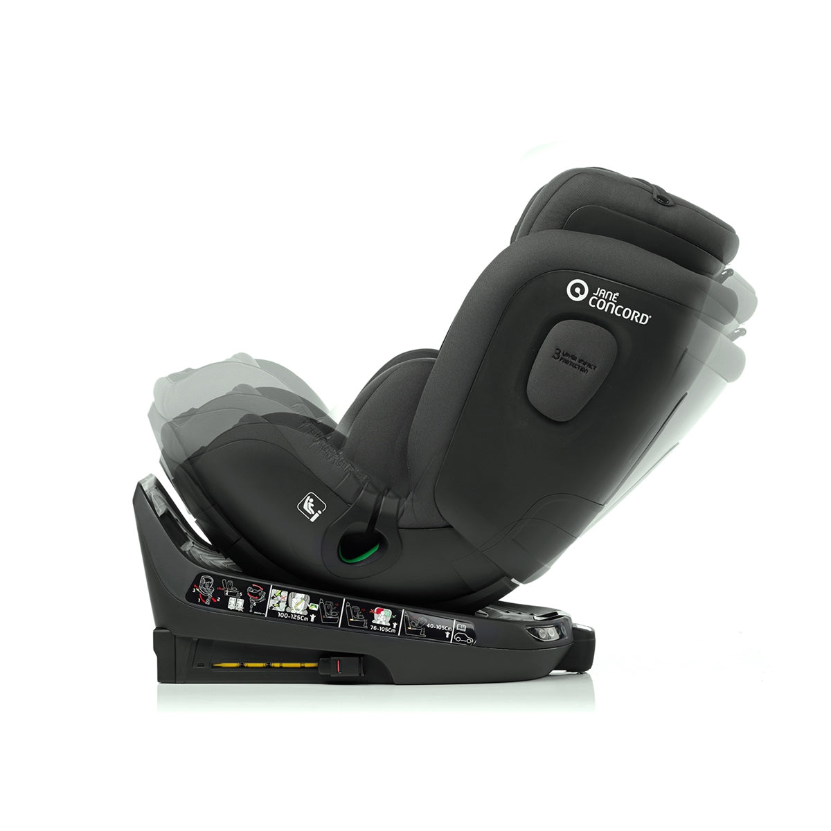Jane iTourer 360° Swivel i-Size Car Seat, 40-125cm, 0-7 Years