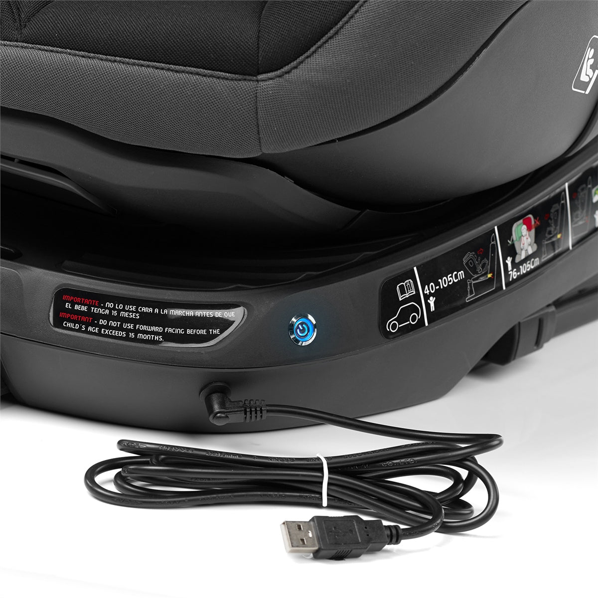 Jane iTourer 360° Swivel i-Size Car Seat, 40-125cm, 0-7 Years