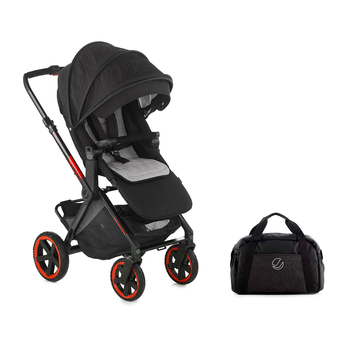 Jané Crosslight Pro Carbon 3in1 Travel System with Lie-Flat Kombibaby Car Seat