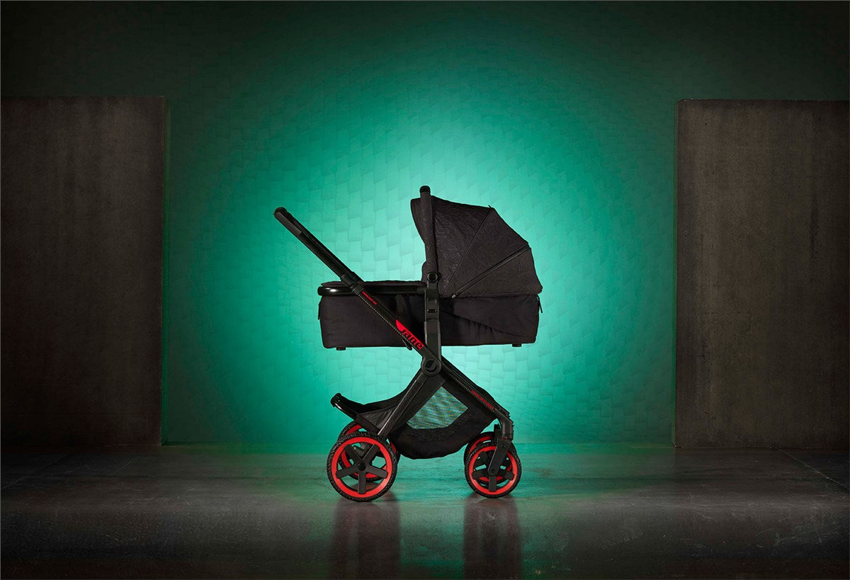 Jané Crosslight Pro Carbon 3in1 Travel System with Lie-Flat Kombibaby Car Seat