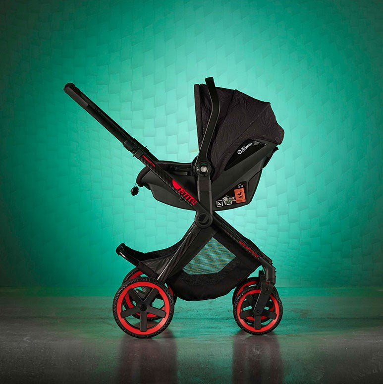 Jané Crosslight Pro Carbon 3in1 Travel System with Lie-Flat Kombibaby Car Seat