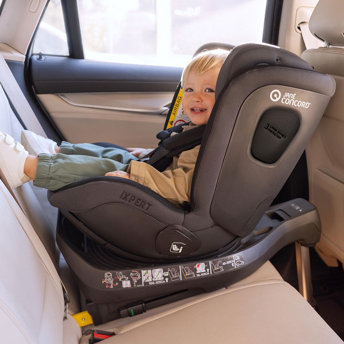 Jane iXpert 360° Swivel i-Size Car Seat 40-105cm, 0-4 Years