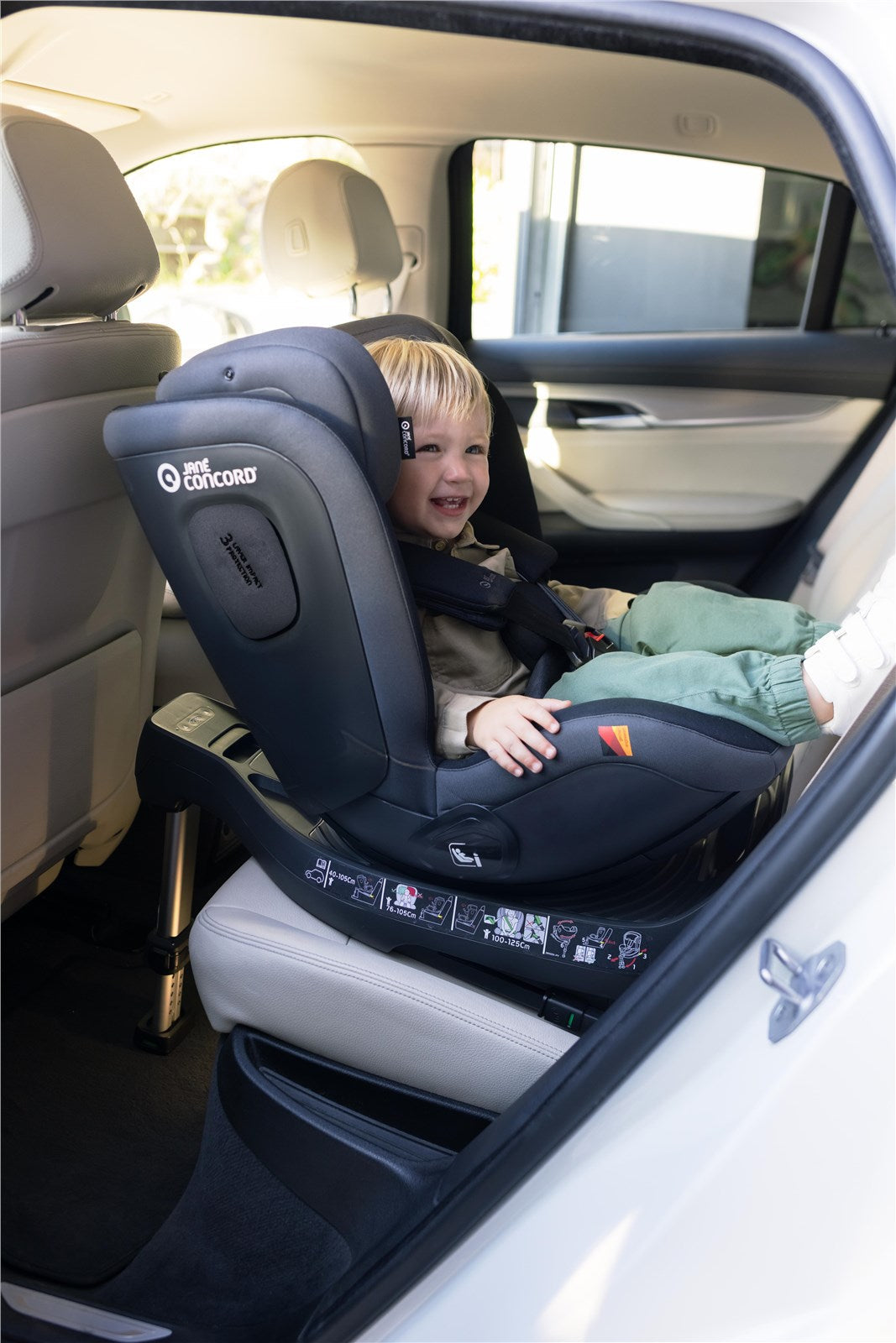 Jane iXpert 360° Swivel i-Size Car Seat 40-105cm, 0-4 Years