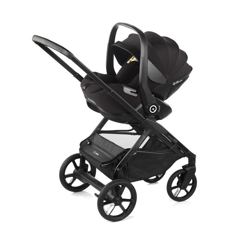 Jane Kombibaby Lie-Flat Infant Car Seat, i-Size 40-87 cm, 0-18m, Matt Black