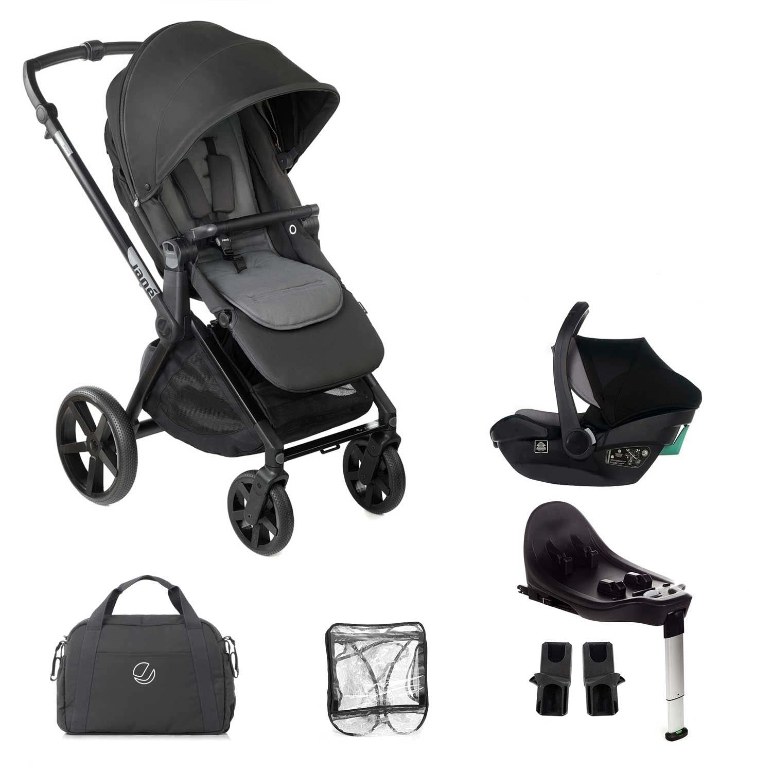 Jane Muum-4 Travel Carrier Car Seat Bundle