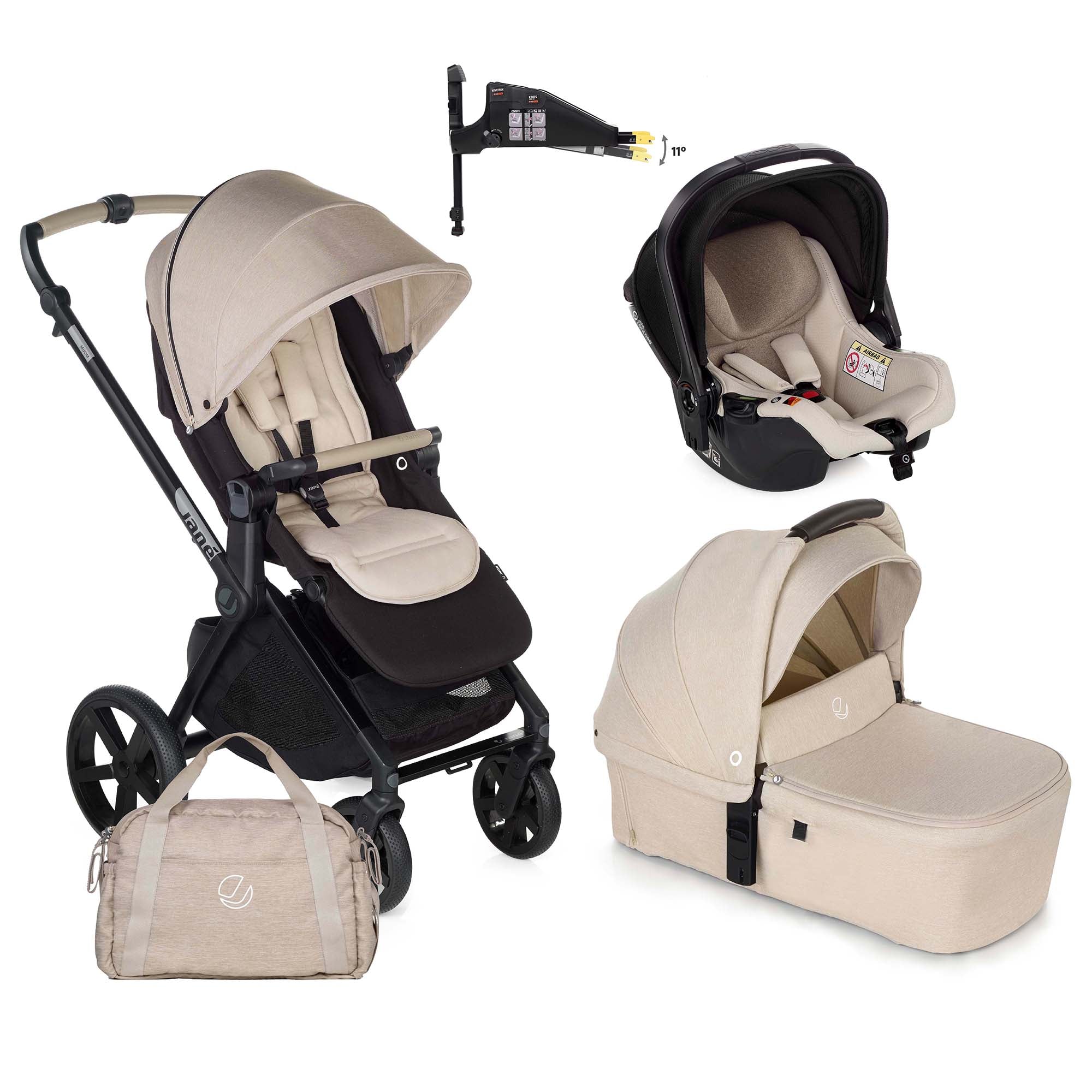 Jane Muum-4 + Sweet + Koos iSize 3in1 travel system