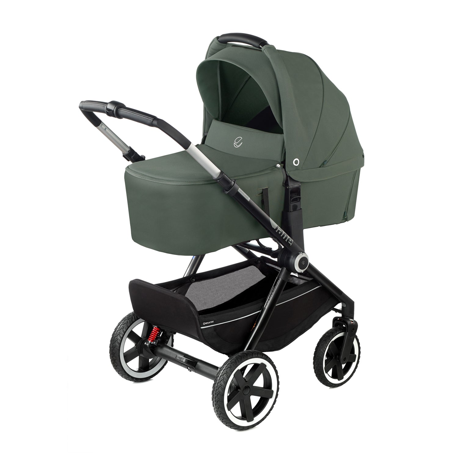 Jane Crosslight 3 + Kombibaby 360 Lie-Flat Car Seat Travel System