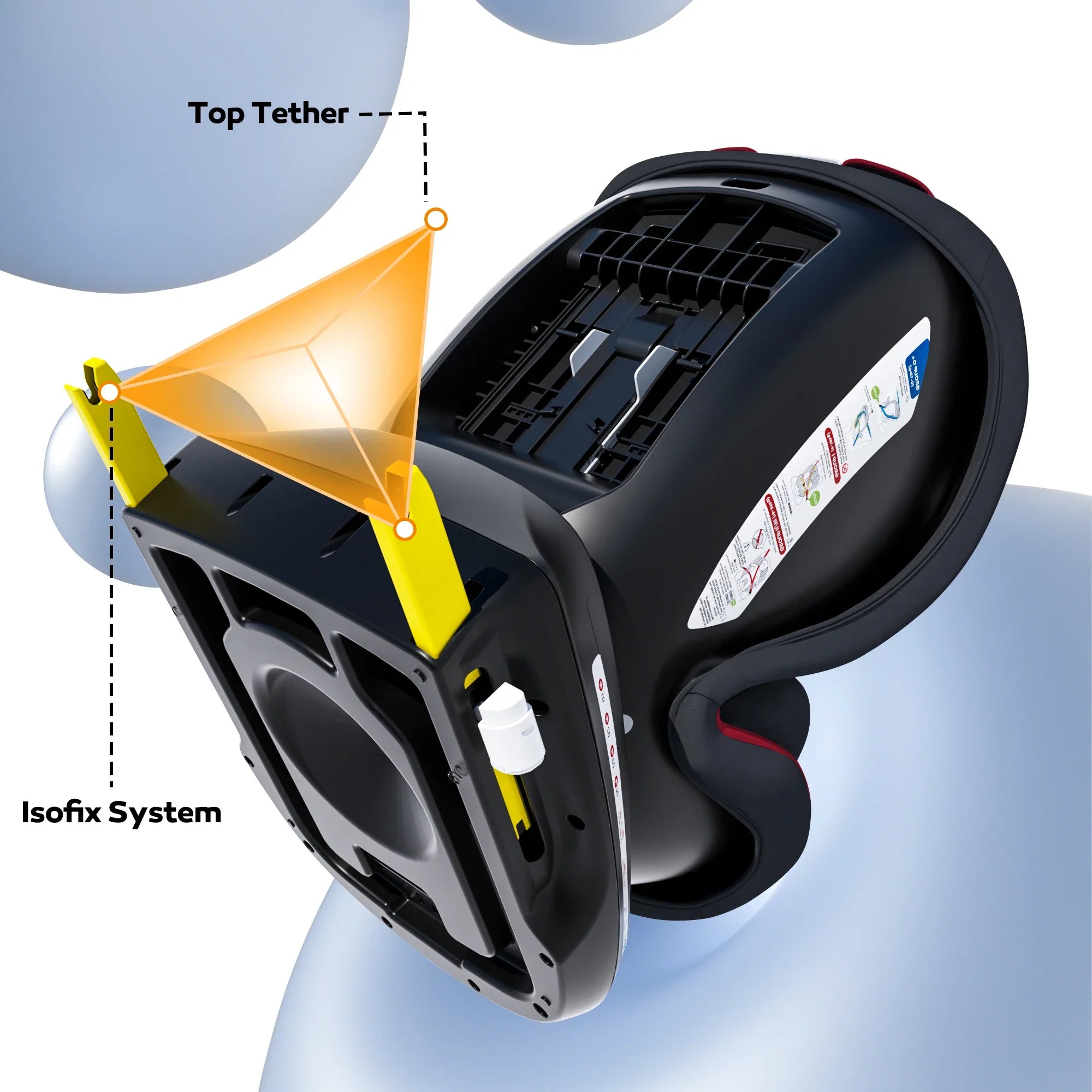 360° Swivel Baby Car Seat