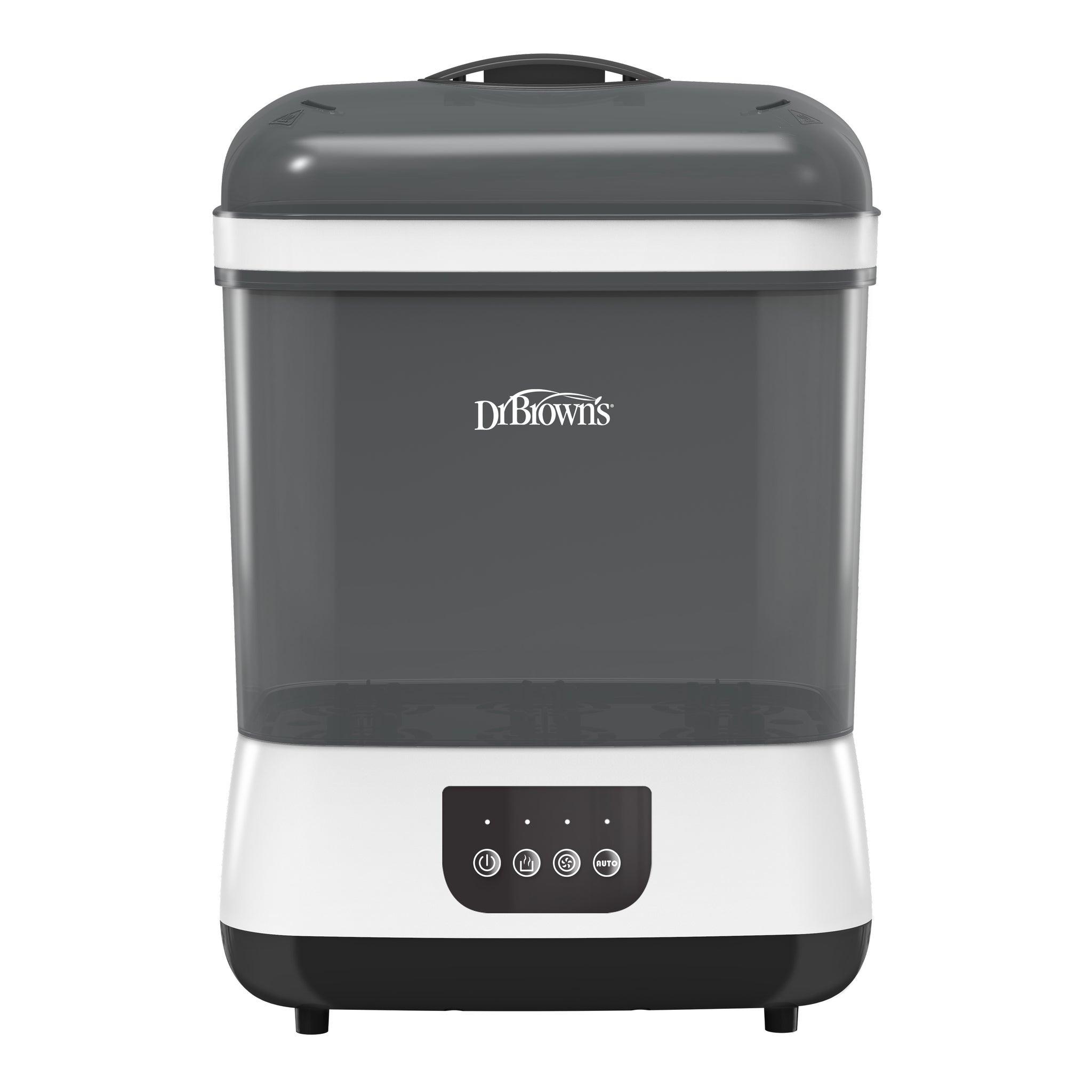 Dr. Brown's baby bottle sterliser & dryer on a white background