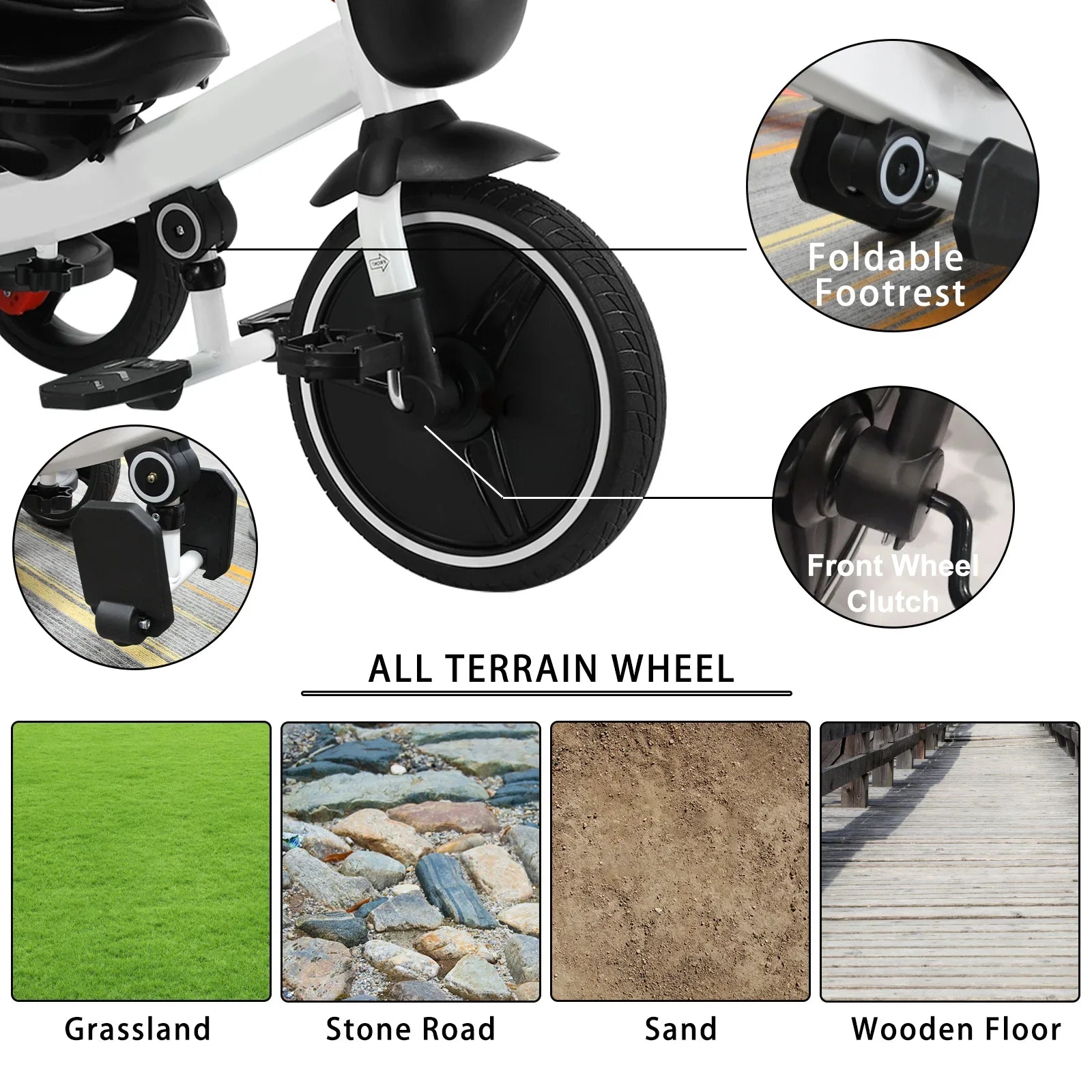 5-in-1 Toddler Tricycle