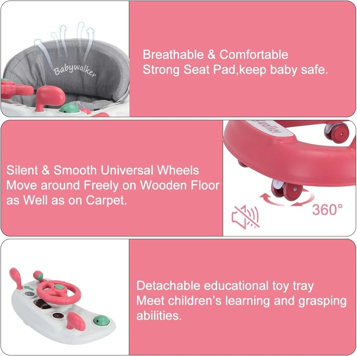 2 in 1 Baby Walker