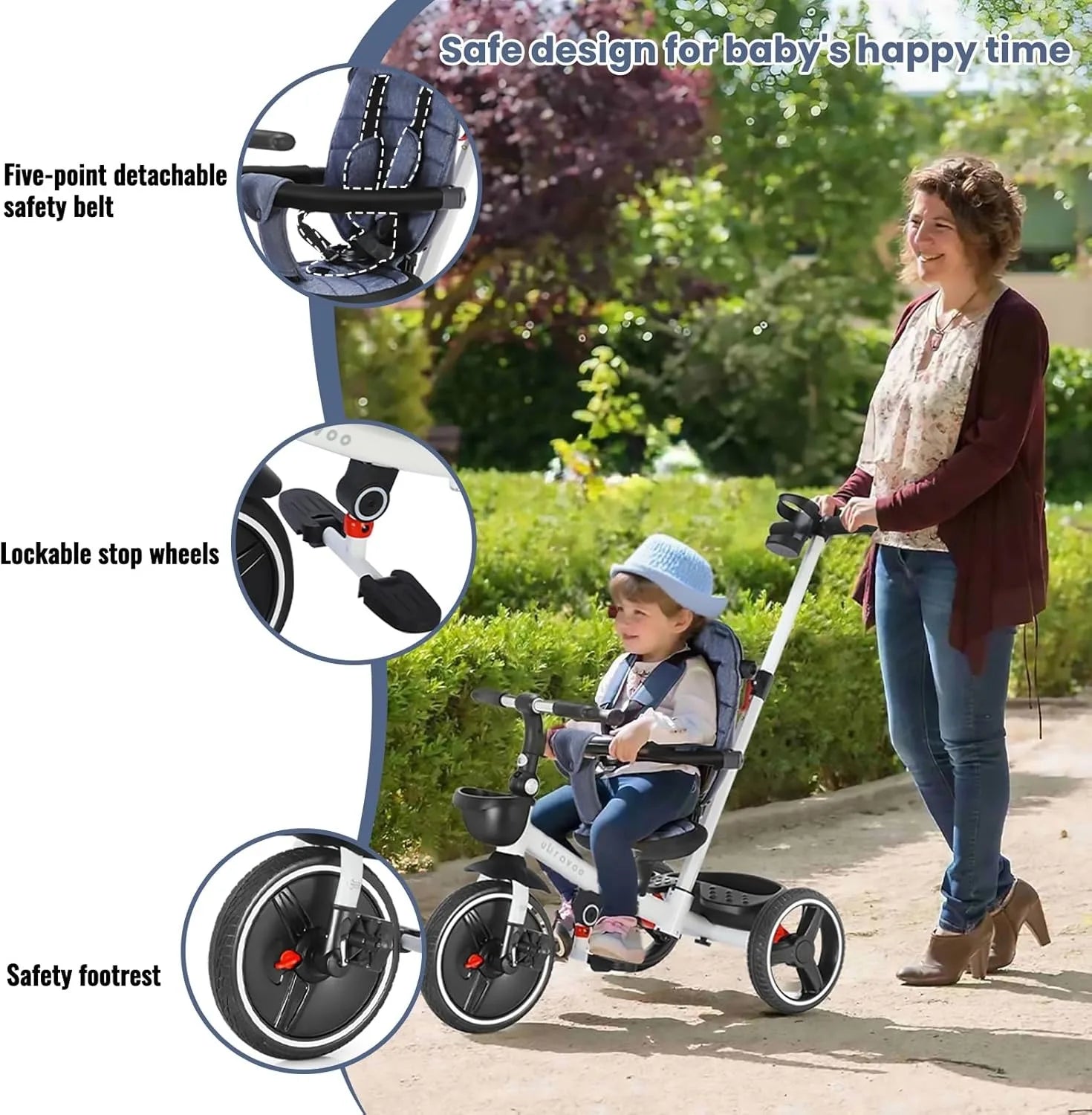 5-in-1 Toddler Tricycle