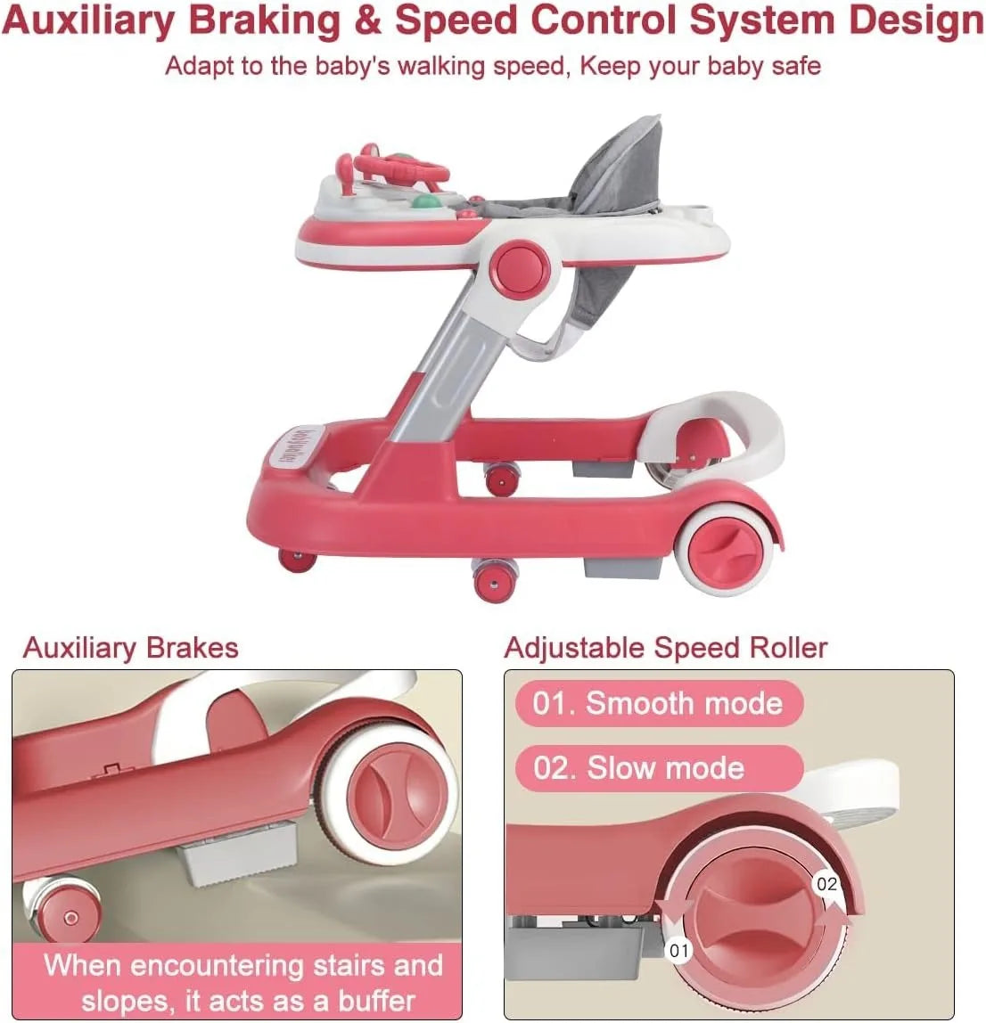2 in 1 Baby Walker