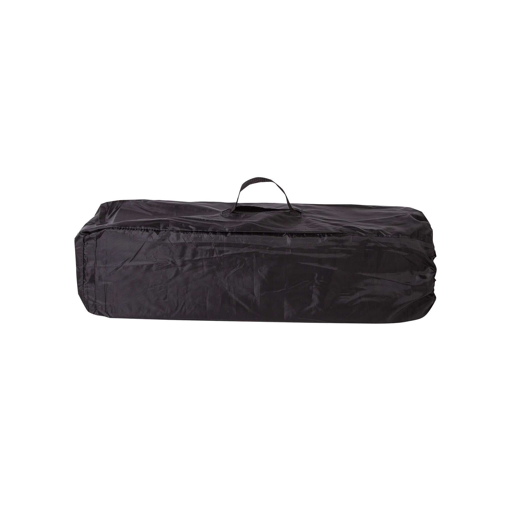 Black carrying bag on a white background