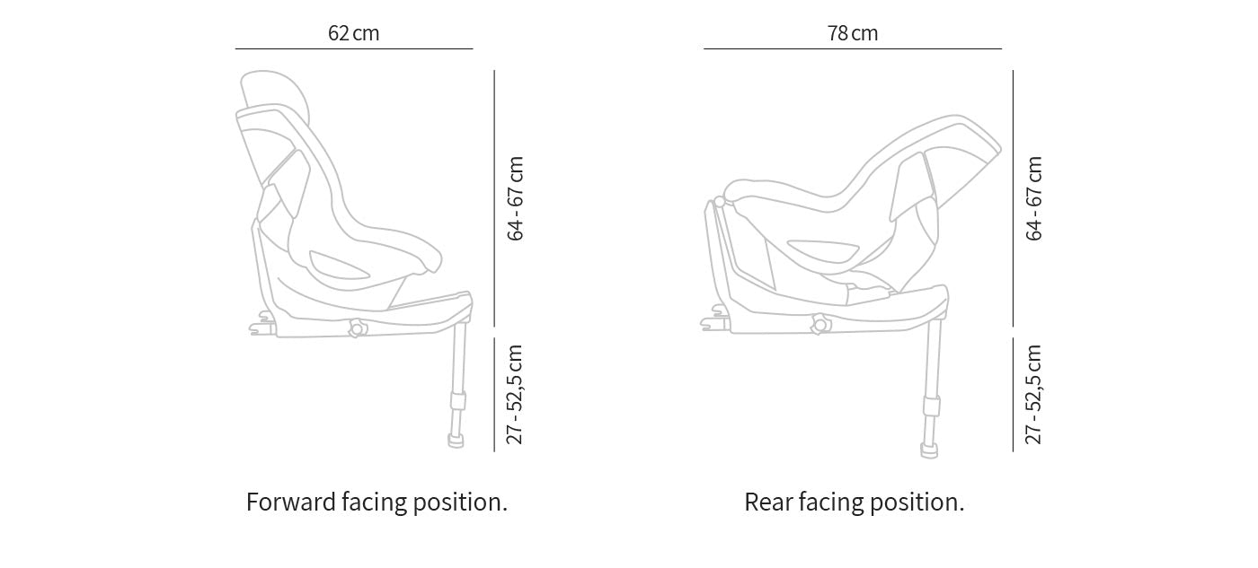 Jane Ikonic-2 360 Swivel i-Size Car Seat 40-105cm, 0-4 Years ERF