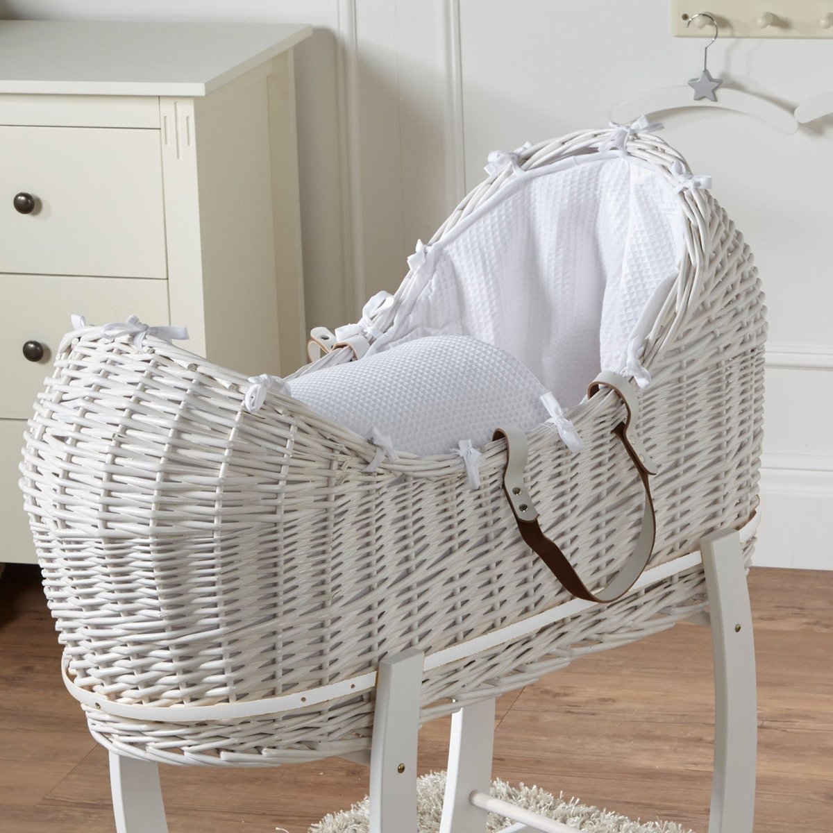 Wicker Pod Baby Deluxe Moses Basket-5